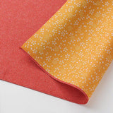 Reversible -Double-Sided Dyeing Furoshiki -  鮫アカ/キ - 90 x 90 cm
