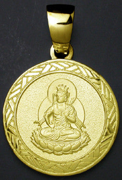 Saito - Monju Bosatsu Pendant Top (18Kt Gold)