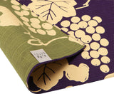 Omotenashi -  Double-Sided Dyeing Grape - Purple 葡萄 （ぶどう）／葡萄色（ぶどういろ）- Furoshiki 50 x 50 cm (Japanese Wrapping Cloth)