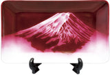 Saikosha - #004-20 Aka Fuji (Cloisonné ware ornamental plate) - Free Shipping