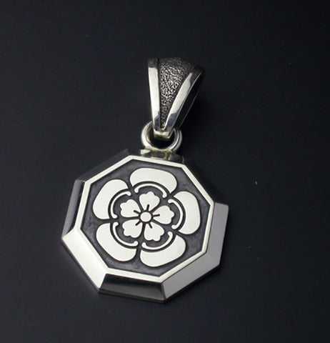 Saito - Oda Nobunaga Silver 950 Pendant Top