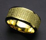 Saito - Heart Sutra Slim Gold Ring (18Kt Gold)　