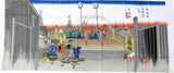 Ukiyoe Tenugui - Oedo Nihonbashi by Hiroshige - (Japanese Tenugui)