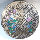 Fujii Kinsai Arita Japan - Somenishiki Platinum Hototogisu Hachi (Bowl) - Free Shipping