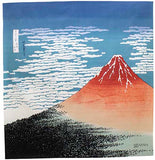 Sumidagawa - Katsushika Hokusai -Aka Fuji (赤富士) - Furoshiki 104 x 104 cm