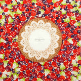 Asayama Misato - Fruit tart 50 x 50 cm Furoshiki (Japanese Wrapping Cloth)