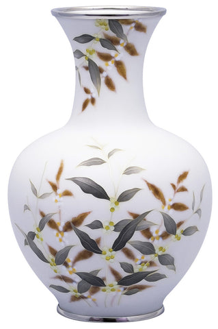 Saikosha - #010-14 Shikibu (Cloisonné ware vase) by Master T. Tamura - Free Shipping