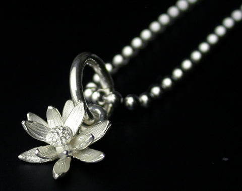 Saito - Lotus Flower Silver Pendant top (Silver 925)