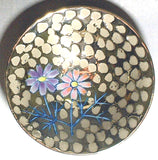 Fujii Kinsai Arita Japan - Somenishiki Platinum Cosmos Sake Cup (Hai) - Free shipping