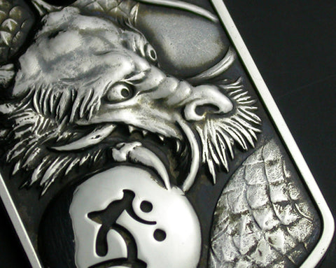 Saito - Rise Dragon - R Silver Pendant Top (Silver 950)