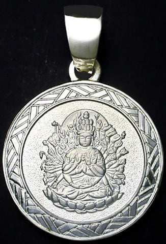 Saito - SenjuKannon Bosatsu Pendant Top Platinum  (Pt 900)