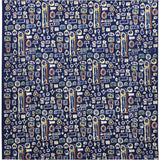 PATORI - Time travel（タイムトラベル） - Furoshiki (Japanese Wrapping Cloth) 105 x 105 cm
