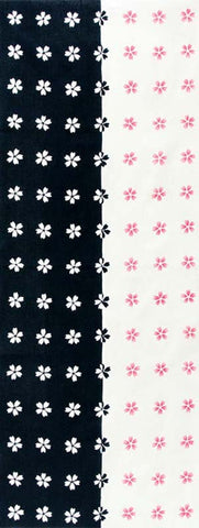 Wafuka - Sakura Komom (Sakura) (The dyed Tenugui)