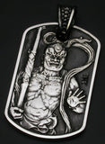 Saito - Kongo Rikishi (Nio) Silver Pendant Top (Silver 950)