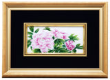 Saikosha - #013 07 Peony (Framed Cloisonné ware) - Free Shipping