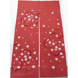 Kyoto Noren (Doorway curtain) 85 cm X 150 cm  - The scattered Sakura - Free Shipping