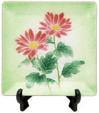 Saikosha - #003-11 Kiku (Chrysanthemum) (Cloisonné ware ornamental plate) 12.00 cm - Free Shipping