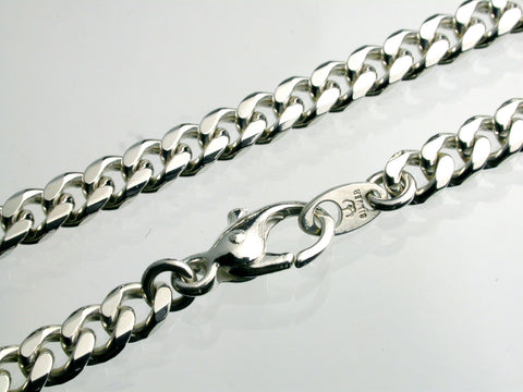 Saito - Curb  Chain (Slender size) Silver 925     (45 cm - 17.717")