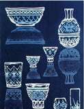 Kenema - Kiriko Glass  (The dyed Tenugui)