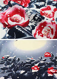 Nihon no shiki - Nihon no Fuyu  日本の冬  (Japanese winter) 118 x 118 cm  (Japanese Wrapping Cloth)