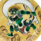 Saikosha - #002-06 Tawaraya Sotatsu Fujin  (Cloisonné ware ornamental plate) 21.00 cm - Free Shipping
