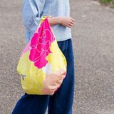 Himemusubi - Aqua Drop (Water repellent finish)  Botan  (peony)  牡丹  Rose - Furoshiki   100 x 100 cm