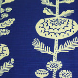 Omotenashi -  Double-Sided Dyeing Kiku (Chrysanthemum) Navy 菊／群青色（ぐんじょういろ）- Furoshiki (Japanese Wrapping Cloth)