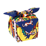 Art Brut - Kune Kune Moyou navy くねくね模様 ネイビー- Furoshiki   50 x 50 cm