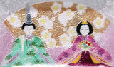 Saikosha - #008-10 Heianbina (Cloisonné ware ornamental plate) - Free Shipping