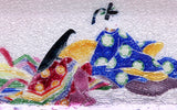 Saikosha - #008-08  Tale of Genji (Cloisonné ware ornamental plate) - Free Shipping