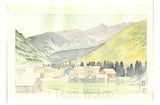 Yoshida Toshi - #016602  Vail,Colorado (Very Limited) - Free Shipping  Only 1 left!!