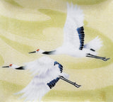 Saikosha - #005-03 Soukaku (Pair of crane) (Cloisonné ware ornamental plate) - Free Shipping