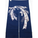 Kyoto Noren (Doorway curtain) 85 cm X 150 cm - Noshime  - Navy - Free Shipping