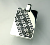 Saito - Genroku - Asanoha Pattern Pendant Top (950 Silver)