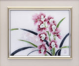 Saikosha - #014 02 Orchid (Framed Cloisonné ware) - Free Shipping