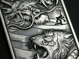 Saito - Rise Dragon - R & Tiger Silver 950 Pendant