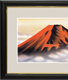 Sankoh Framed Mt. Fuji - G4-BF011L - Aka Fuji  (Mt. Fuji)