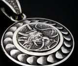 Saito - New Dragon Crest Emblem Silver Pendant Top　