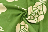 Omotenashi -  Double-Sided Dyeing Bara (Rose) Green/Pink 薔薇（ばら）／草色（くさいろ）- Furoshiki (Japanese Wrapping Cloth)