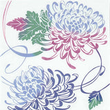 Kenema - Mai Giku  (Chrysanthemum)     (The dyed Tenugui)