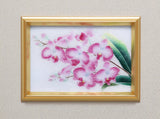 Saikosha - #013-01 Phalaenopsis orchid  (Framed Cloisonné ware) - Free Shipping