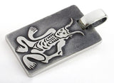 Saito - Ryōgen silver pendant Top (Silver 950) (Amulet to ward off plague)