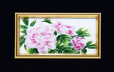 Saikosha - #013 07 Peony (Framed Cloisonné ware) - Free Shipping