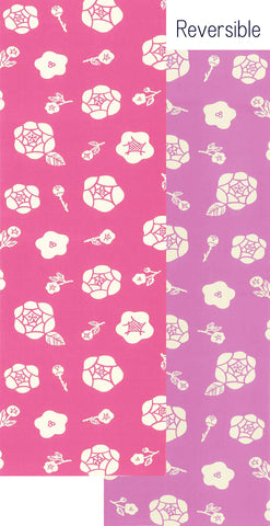 Omotenashi Tenugui-  Double-Sided Dyeing Bara (Rose)