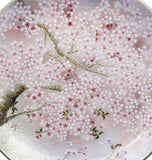 Saikosha - #007-02 Sakura (Cloisonné ware ornamental plate) 40.00 cm - Free Shipping