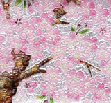 Saikosha - #003-19 Sakura (Cloisonné ware ornamental plate) - Free Shipping