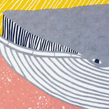 Kata Kata - Fin whale Pink - Furoshiki   50 x 50 cm