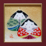 Saikosha - #008-04  Suwaribina (Framed Cloisonné ware) - Free Shipping