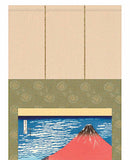 Sankoh Kakejiku - G2-090A  - Katsushika Hokusai #33 Aka Fuji(Red Fuji)  - Free Shipping