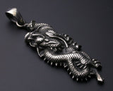 Saito - Rise Dragon Imperial Silver Pendant Top (Silver 925)